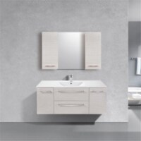 Abby Bath FVWINTERMC Medicine Cabinet, Winter White