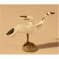 Bonsai Boy d1378 2 in. Ceramic Crane Figurine - Large