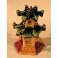 Bonsai Boy e3418 2.5 in. Glazed Ceramic Pagoda Figurine