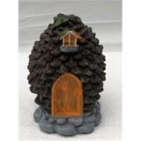 Bonsai Boy e3491 4.5 in. Miniature Pine Cone Hut Figurine