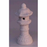 Bonsai Boy d1328 4 in. Ceramic Sandstone Pagoda Lantern