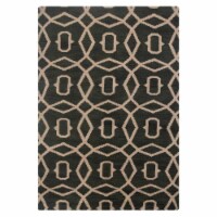 Glitzy Rugs UBSN00533K1301A15 8 x 10 ft. Hand Knotted Wool Geometric Rectangle Area Rug, Gree