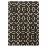 Glitzy Rugs UBSN00533K1301A17 9 x 12 ft. Hand Knotted Wool Geometric Rectangle Area Rug, Gree