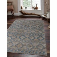 Glitzy Rugs UBSJ00088HX04X03A9 5 x 8 ft. Hand Woven Kilim Jute Contemporary Rectangle Area Ru