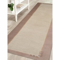 Glitzy Rugs UBST00205K0001G25 2 ft. 6 in. x 10 ft. Hand Knotted Tibbati Wool Contemporary Run