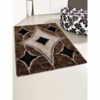 Glitzy Rugs UBSK00044T0000A15 8 x 10 ft. Hand Tufted Shag Polyester Geometric Rectangle Area