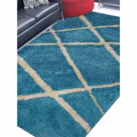 Glitzy Rugs UBSK00052T3331A32 10 x 14 ft. Hand Tufted Shag Polyester Geometric Rectangle Area