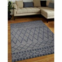 Glitzy Rugs UBSN01117KX0303A15 8 x 10 ft. Hand Knotted Wool Rectangular Geometric Area Rug, L