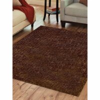 Glitzy Rugs UBSK00111T0016C13 10 x 10 ft. Solid Gold Hand Tufted Shag Polyester Square Area R