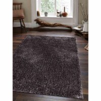 Glitzy Rugs UBSK00111T00X04A9 5 x 8 ft. Hand Tufted Shag Polyester Solid Rectangle Area Rug,