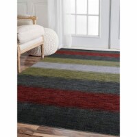 Glitzy Rugs UBSL00098L0000A11 6 x 9 ft. Hand Knotted Gabbeh Wool Contemporary Rectangle Area