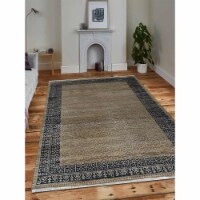 Glitzy Rugs UBSPR0138K0914B13 10 x 10 ft. Hand Knotted Persian Oriental Wool & Silk Round Are