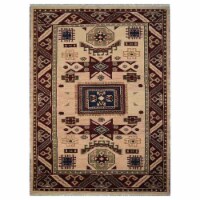 Glitzy Rugs UBSAF0102K0946A15 8 x 10 ft. Hand Knotted Afghan Wool & Silk Kazak Rectangle Area