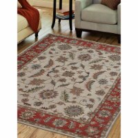 Glitzy Rugs UBSK00106T0126A15 8 x 10 ft. Hand Tufted Wool Oriental Rectangle Area Rug, Beige