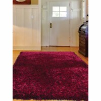 Glitzy Rugs UBSK00111T3002A11 6 x 9 ft. Solid Hand Tufted Shag Polyester Rectangle Area Rug,