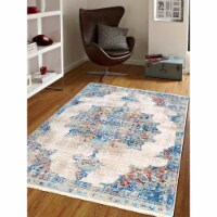 Glitzy Rugs UBSM00068C0000A98 2 ft. x 3 ft. 10 in. Machine Woven Crossweave Polyester Orienta