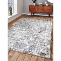 Glitzy Rugs UBSM00070C0017A98 2 ft. x 3 ft. 10 in. Machine Woven Crossweave Polyester Orienta