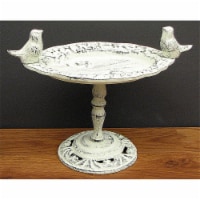 IWGAC 0184J-0170-W Antique White Bird Bath