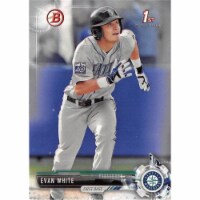 Autograph Warehouse 626870 Evan White Baseball Card - Seattle Mariners - Rookie 2017 Bowman N