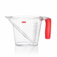 OXO SoftWorks Angled Measuring Cup - Clear/Red Perspective: Main