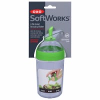 OXO Soft Works Little Salad Dressing Shaker - Green/Clear