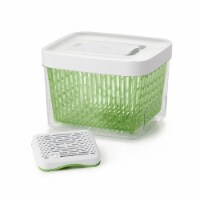 OXO Greensaver Produce Keeper - Clear/Green Perspective: Main