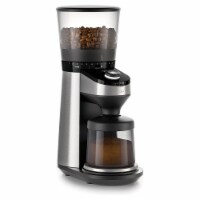 OXO BREW Stainless Steel Conical Burr Coffee Grinder w/ Integrated Scale, Silver