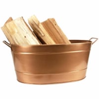 Minuteman C-81C Oval Tub with Wrought Iron Handles - Copper