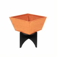 Achla FB-54-S Zaha Planter I with Stand, Terracotta