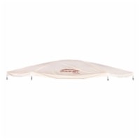 CLAM Quick-Set Pavilion Screened Canopy Tent Rain Fly Tarp, Cover Only, Tan