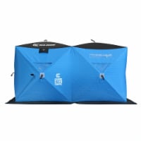 CLAM 15497 Portable 6 x 12 Ft C-720 Pop Up Ice Fishing Thermal Hub Shelter Tent