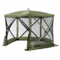 CLAM Quick-Set Venture 9 x 9 Foot Portable Outdoor Camping Canopy Shelter, Green