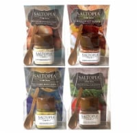 SALTOPIAs PERFECTLY PLATED, 4 Pack Variety of Flavors Adding the Perfect Pinch to Recipes