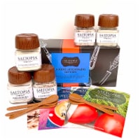 SALTOPIAs FOODIE AFICIONADO, 5 Pack Variety of Flavors for Epicureans, Connoisseurs & Critics