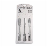 Cambridge Silversmiths Kailani Sand Salad Fork Flatware Set - 6 Piece Perspective: Main