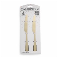Cambridge Silversmiths Eliana Champagne Dinner Knife Flatware Set Perspective: Main