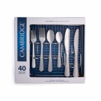 Cambridge Silversmiths Raiden Mirror Flatware Set with Buffet - 40 Piece Perspective: Main