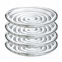 Lorren Home Trends 260500 7 in. 4 Piece DO Fruit & Salad Plates