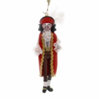 De Carlini Captain Hook Glass Ornament Peter Pan Italian Om4437