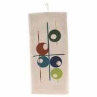 Decorative Towel Atomic Circle Kitchen Towel Mcm Flour Sack 100% Cotton Mc02
