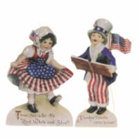 Patriotic Americana Children Dummy Boards Patriotic Uncle Sam Betsy Ross Rl7289