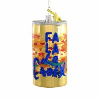 Holiday Ornament Fa La La Croix Glass Ornament Sparkling Water Go6012 Tangerine
