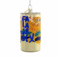 Holiday Ornament Fa La La Croix Glass Sparkling Water Christmas Go6012 Lemon