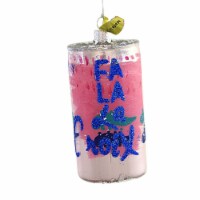 Holiday Ornament Fa La La Croix Glass Sparkling Water Christmas Go6012 Berry