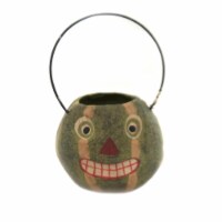 Halloween Halloween Mini Bucket. Vintage Look Wire Handle Tj3146 Green
