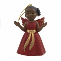 Holiday Ornament Cherub Girl In Red Religious Christmas 19050*51*52 Praise