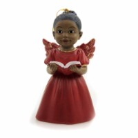 Holiday Ornament Cherub Girl In Red Religious Christmas 19050*51*52 Singing