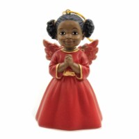 Holiday Ornament Cherub Girl In Red Religious Christmas 19050*51*52 Praying