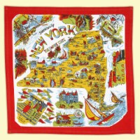 Decorative Towel New York State Kitchen Souvenir 100% Cotton Retro Design Nys01
