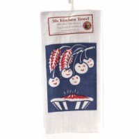 Decorative Towel Cherry Pie Kitchen Towel 100% Cotton Retro Inspired 1950 Vl84